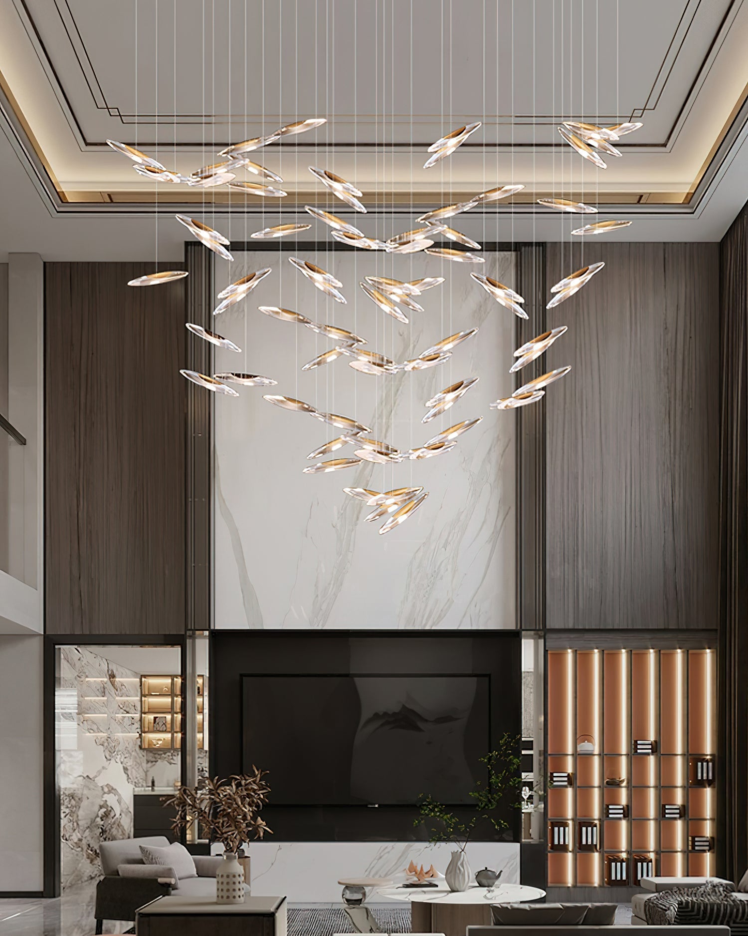 Modern Whispers Chandelier-MEET LIGHTING