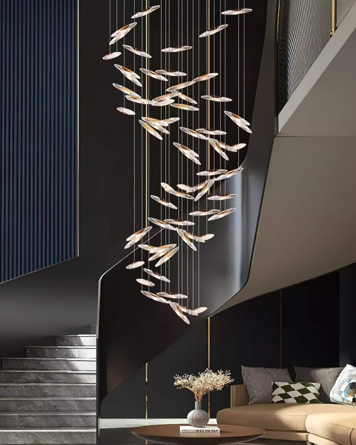 Modern Whispers Chandelier-MEET LIGHTING