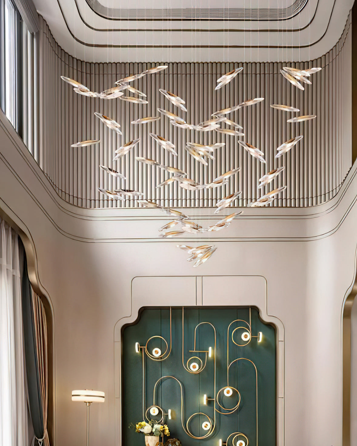 Modern Whispers Chandelier-MEET LIGHTING