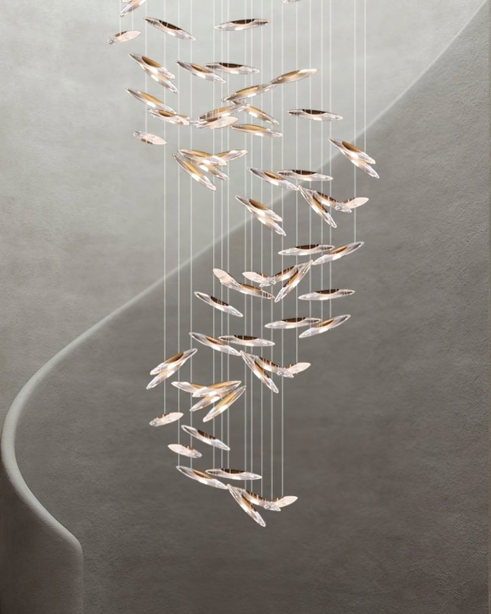 Modern Whispers Chandelier-MEET LIGHTING