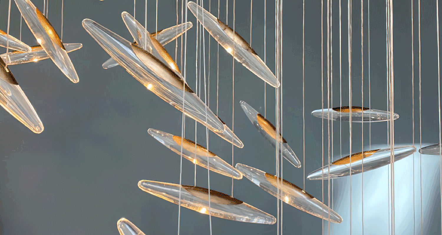 Modern Whispers Chandelier-MEET LIGHTING