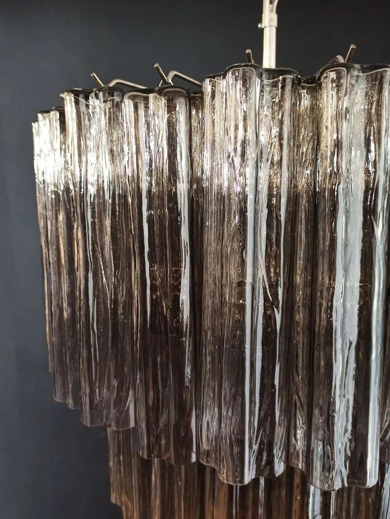 Murano Chandelier – 52 tubes – Smoked