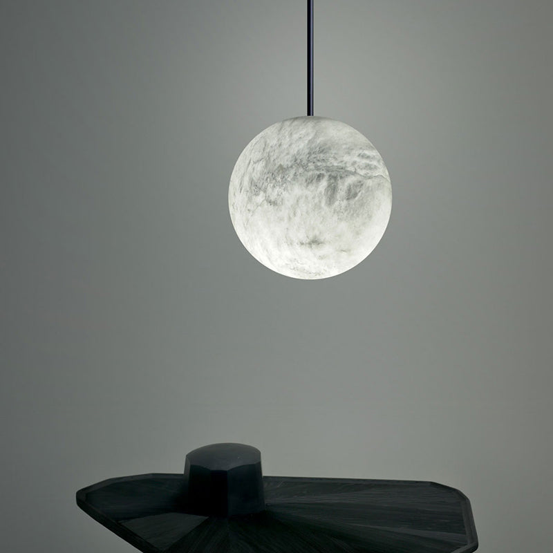 Nami Alabaster Sphere Multi-Light Chandelier-MEET LIGHTING