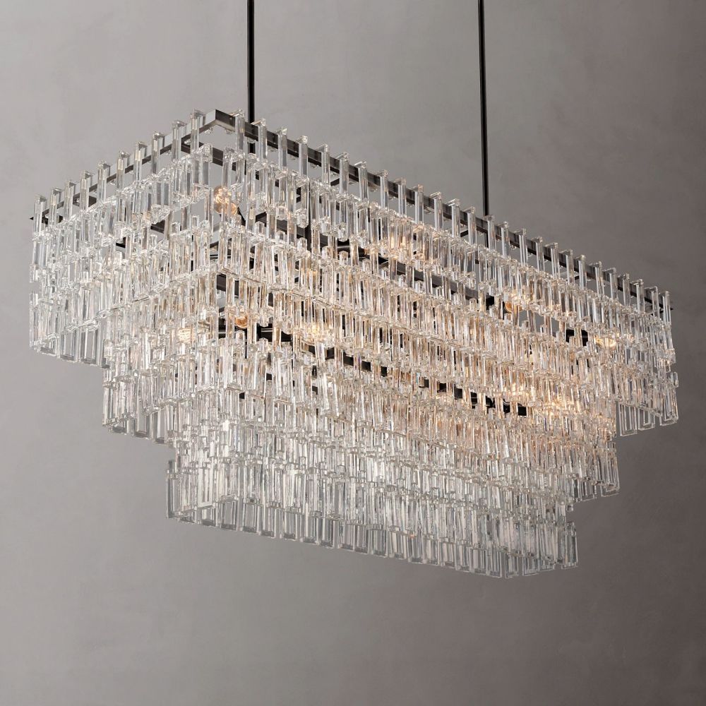 Marignan Rectangle Chandelier-MEET LIGHTING
