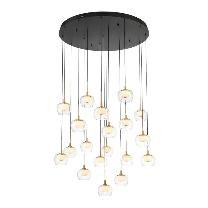 Nona Round LED Chandelier-MEET LIGHTING