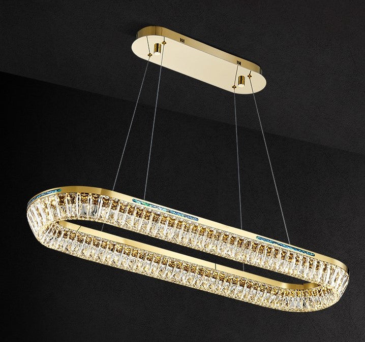 Light Luxury Creative Multi-layer Shell Crystal Art Chandelier for Living/Dining Room-MEET LIGHTING