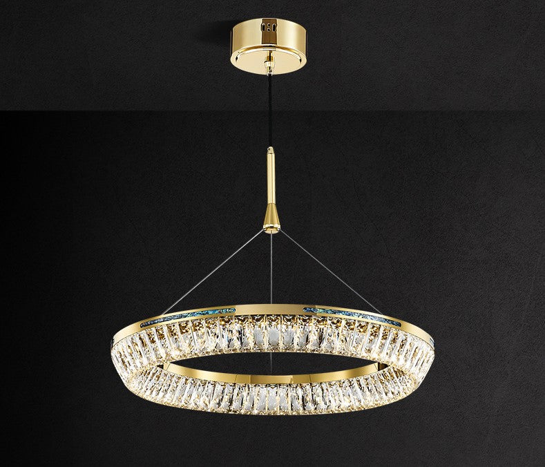 Light Luxury Creative Multi-layer Shell Crystal Art Chandelier for Living/Dining Room-MEET LIGHTING