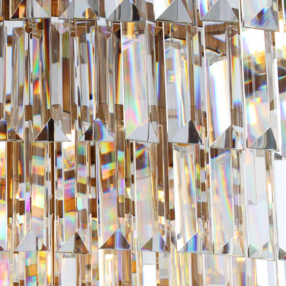 Odeom Crystal Multi-Layer Round Chandelier-MEET LIGHTING