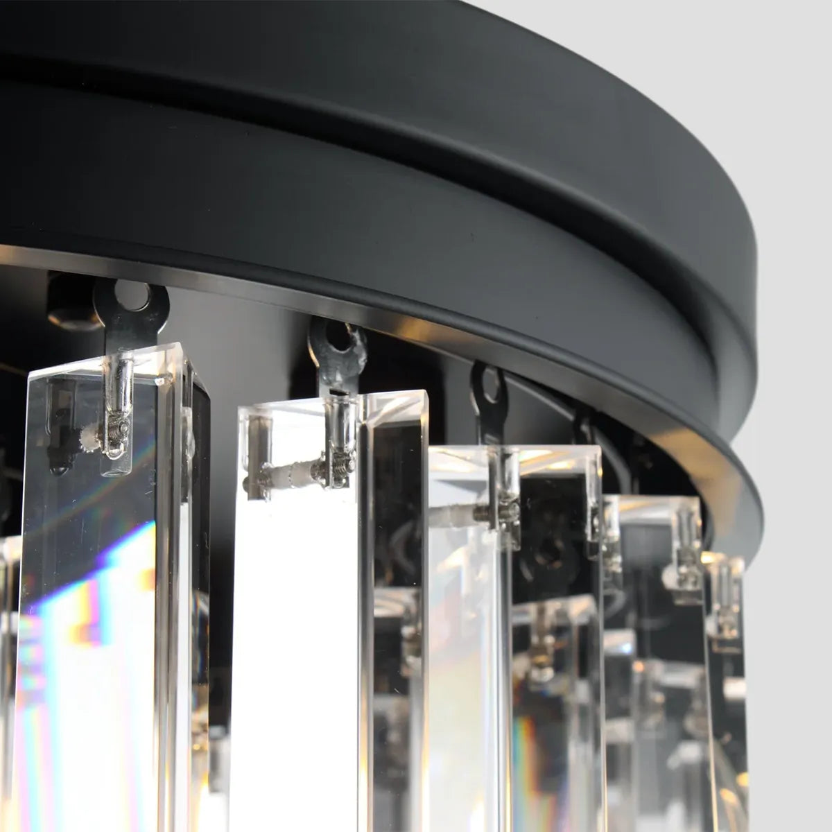 Odeom Crystal Multi-Layer Round Chandelier-MEET LIGHTING