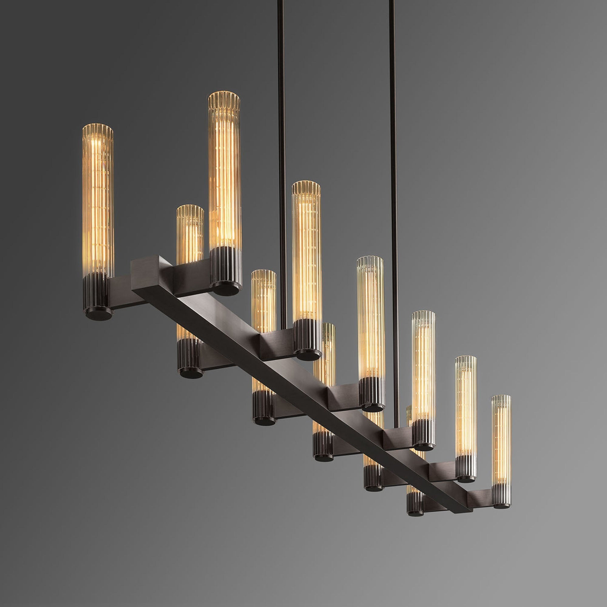 Pastis Linear Chandelier 60"W-MEET LIGHTING