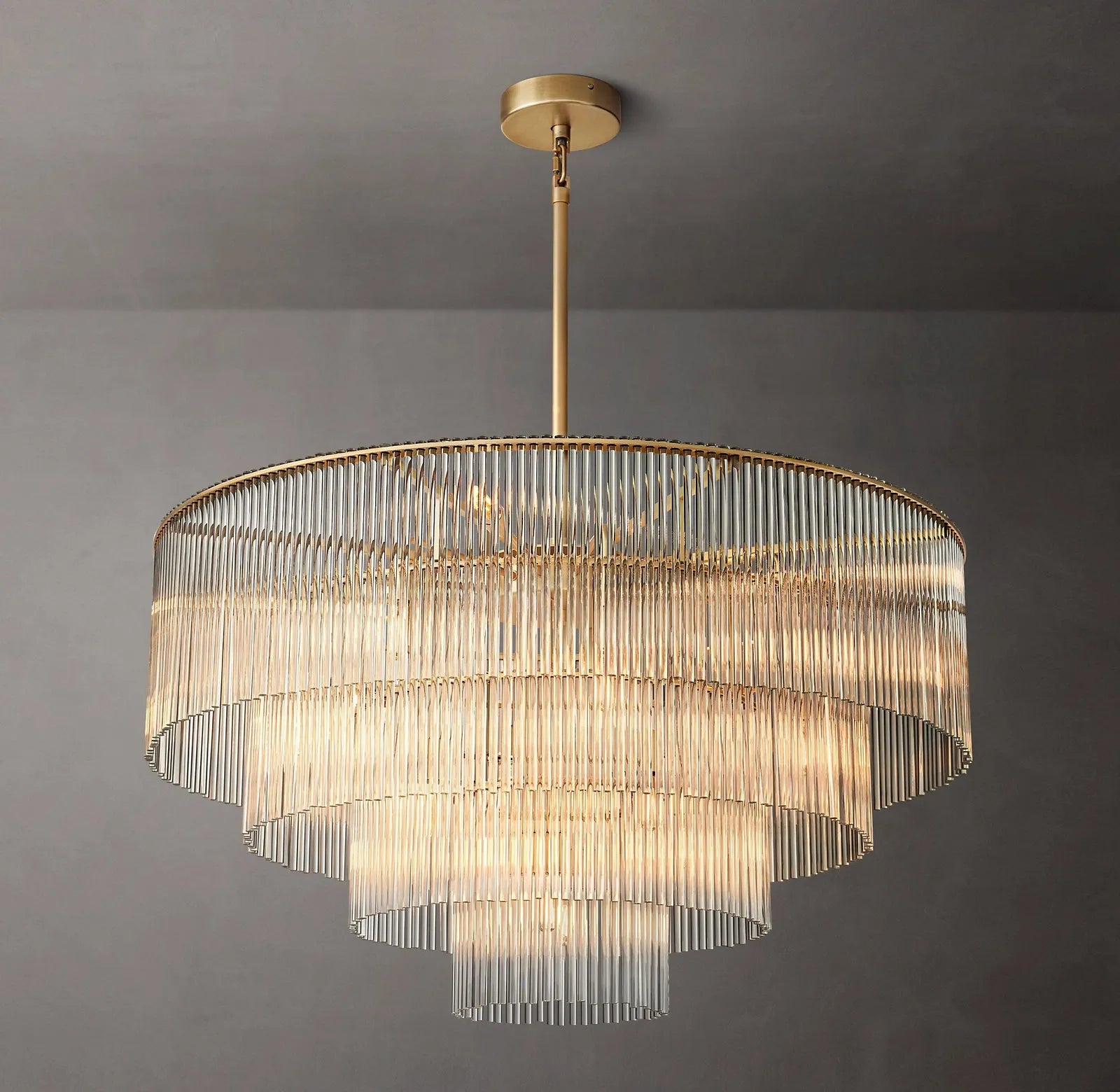 Amadeo K9 Glass Round Chandelier 40"