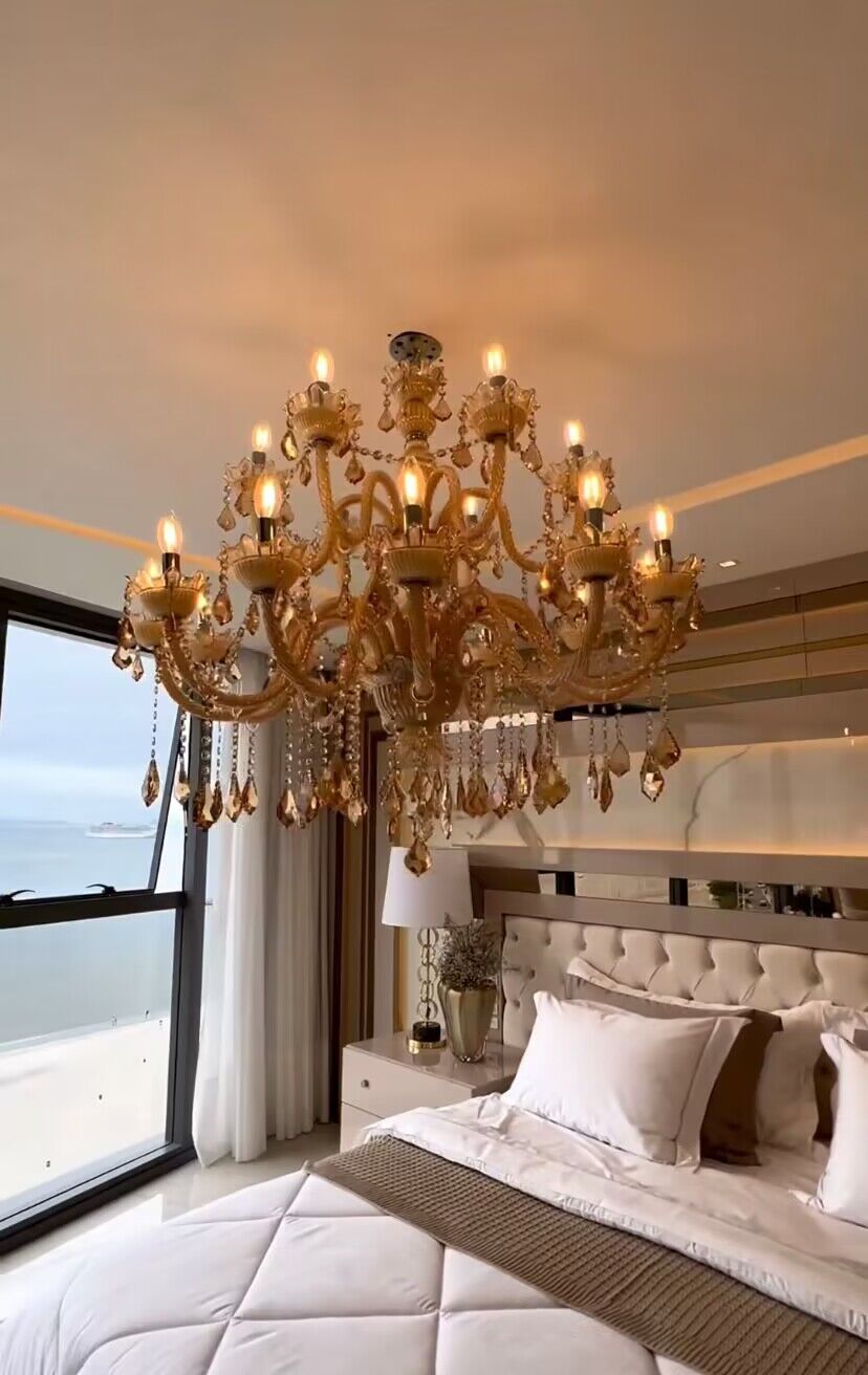 European Luxury Living Room Crystal Chandelier Vintage Candle Chandelier Dining Room Decorative Light Fixture-MEET LIGHTING