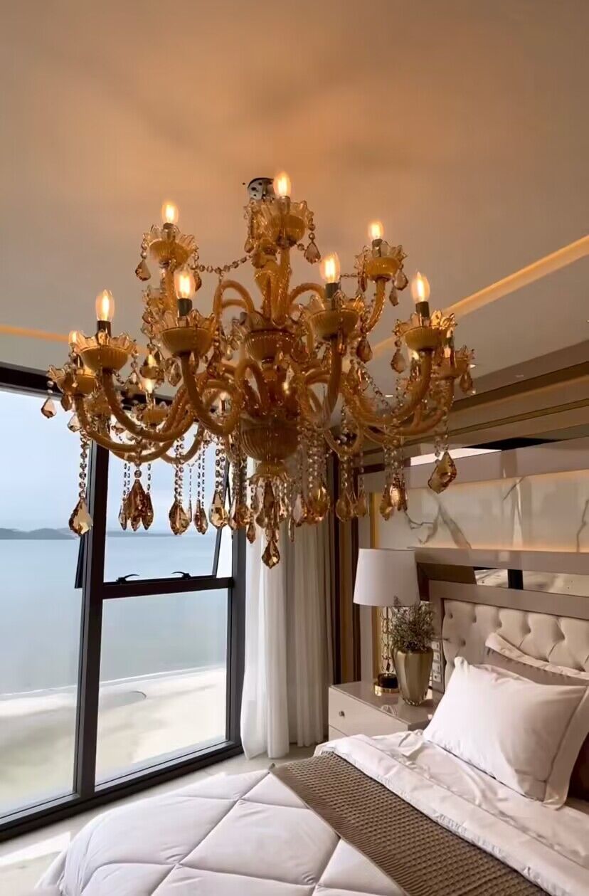 European Luxury Living Room Crystal Chandelier Vintage Candle Chandelier Dining Room Decorative Light Fixture-MEET LIGHTING