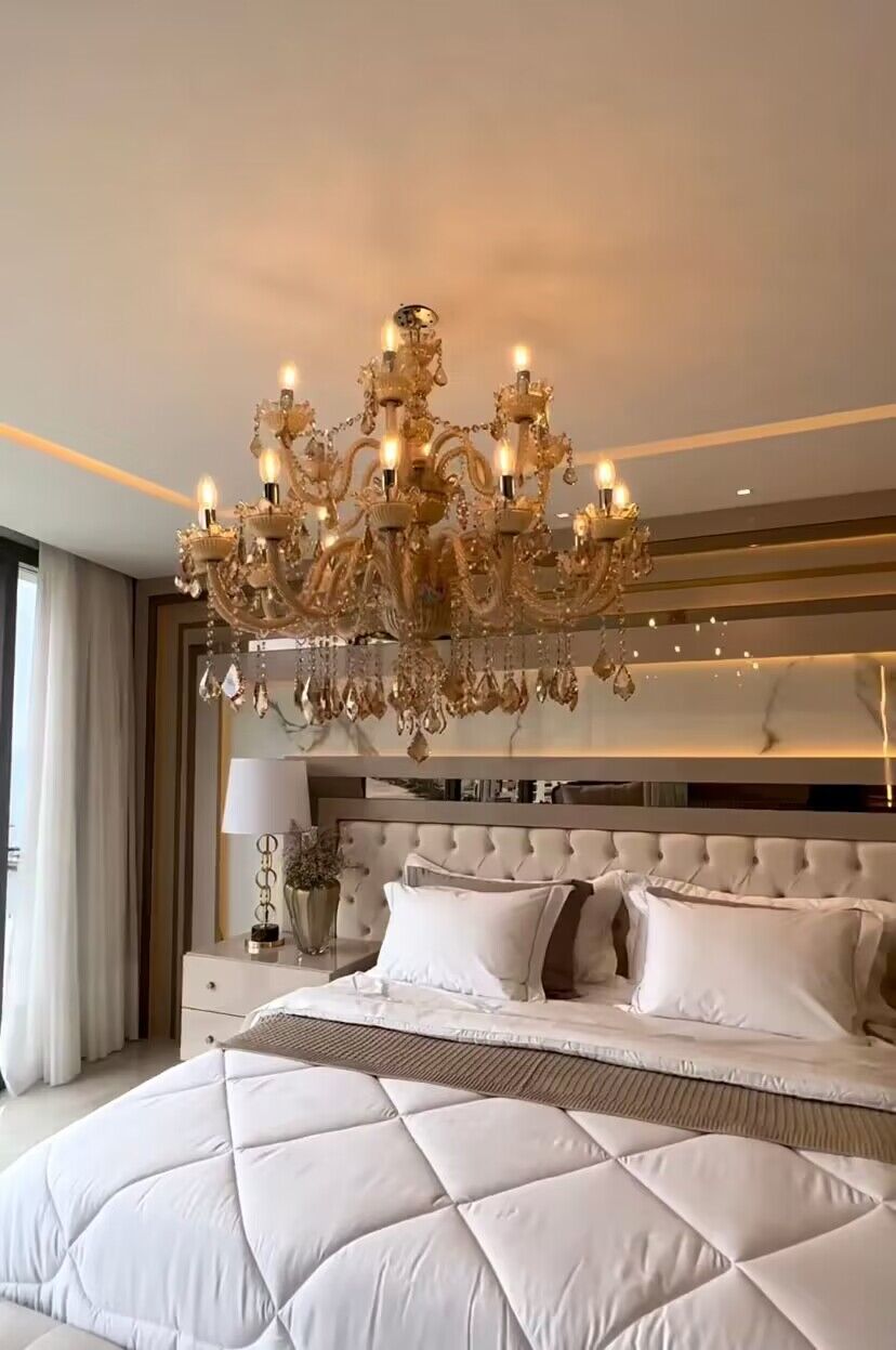European Luxury Living Room Crystal Chandelier Vintage Candle Chandelier Dining Room Decorative Light Fixture-MEET LIGHTING