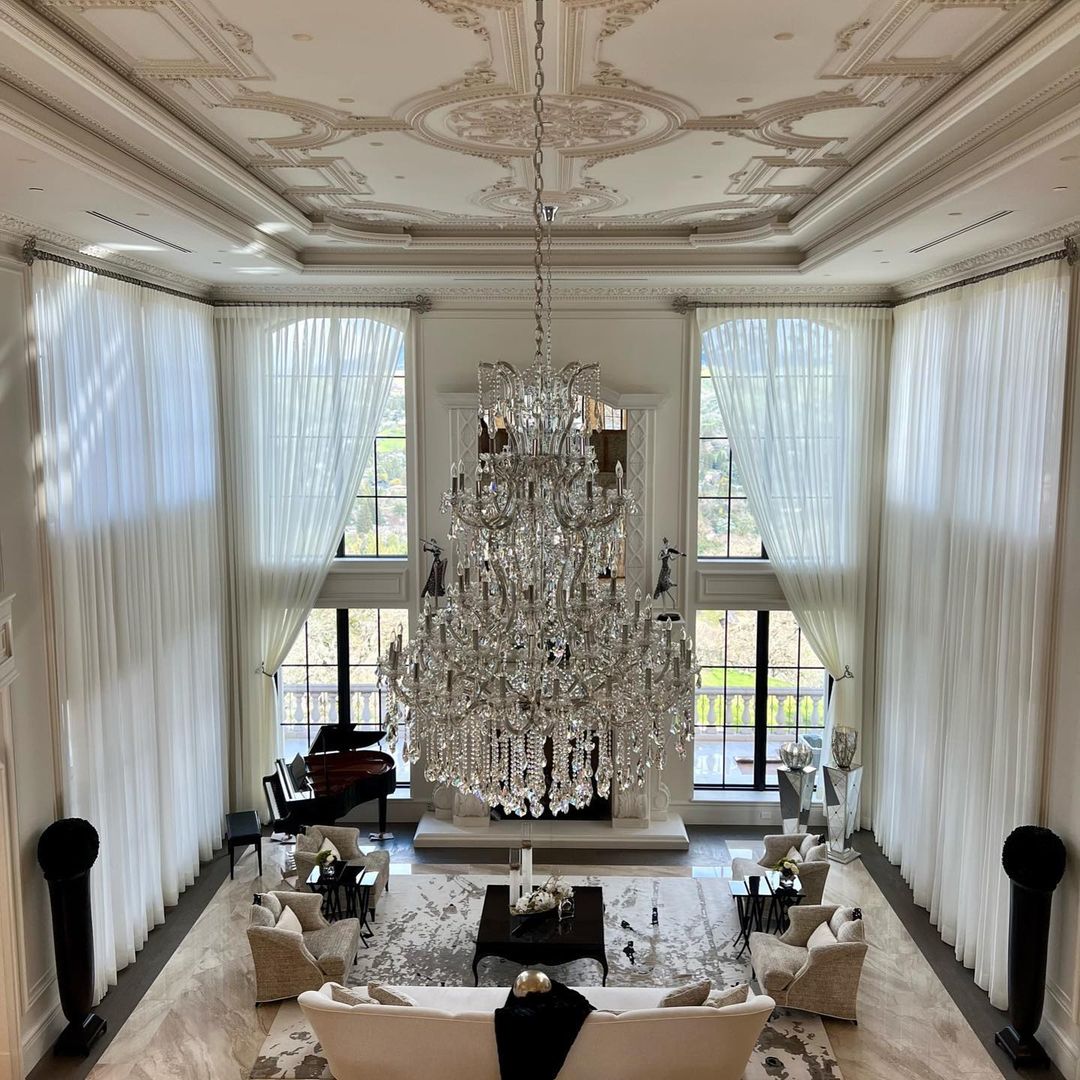 Traditional Candle Crystal Chandelier for Staircase/Foyer/Living Room/Villa-MEET LIGHTING