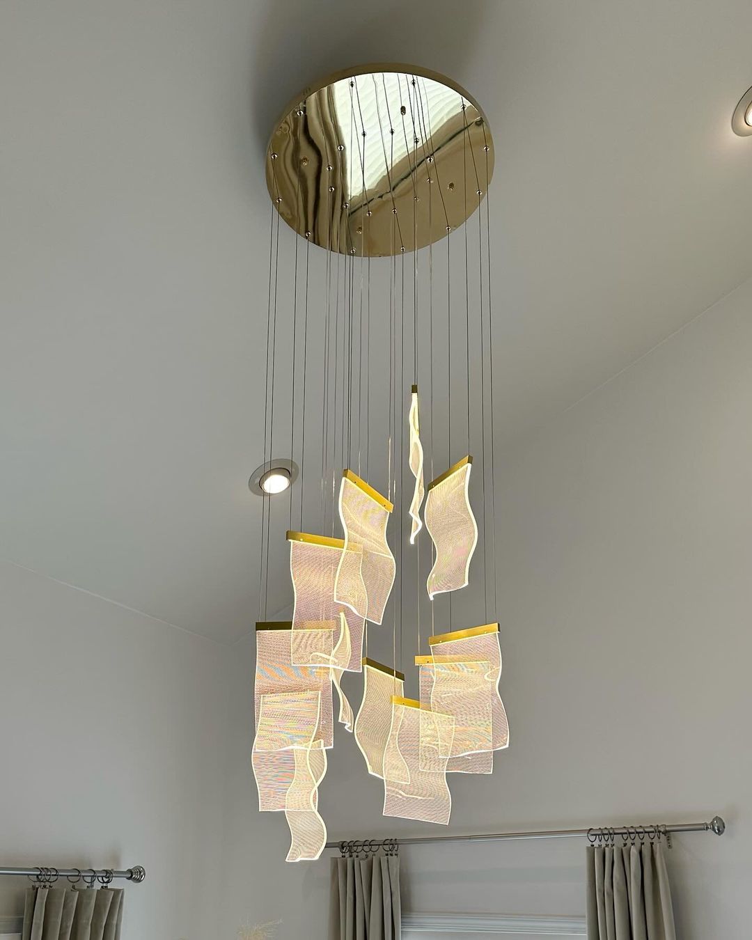Extra Large Modern Acrylic Chandelier for Staircase/Foyer/Villa/Hall-MEET LIGHTING