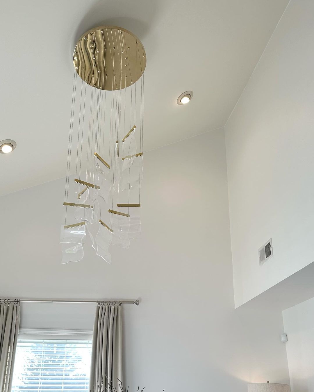 Extra Large Modern Acrylic Chandelier for Staircase/Foyer/Villa/Hall-MEET LIGHTING