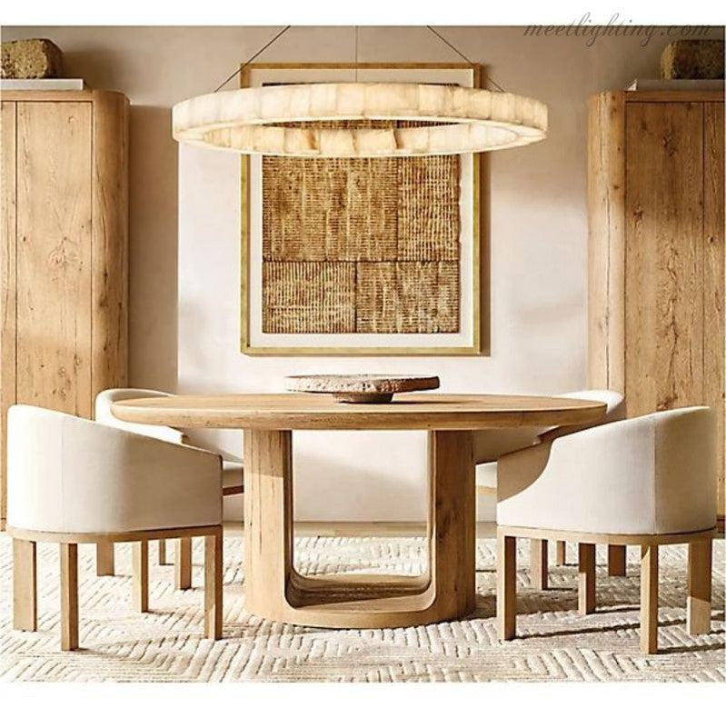 Rivage Round Chandelier 31"-MEET LIGHTING