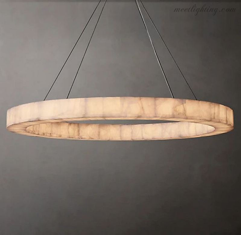 Rivage Round Chandelier 60"-MEET LIGHTING