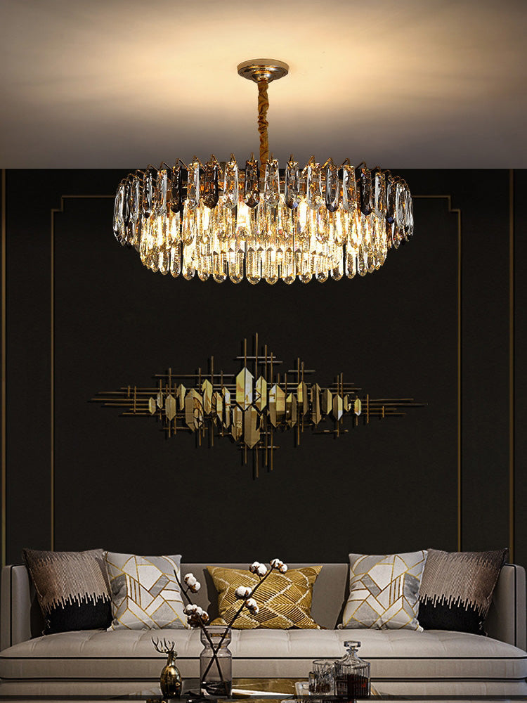 Rosalind Modern Crystal Chandelier-MEET LIGHTING