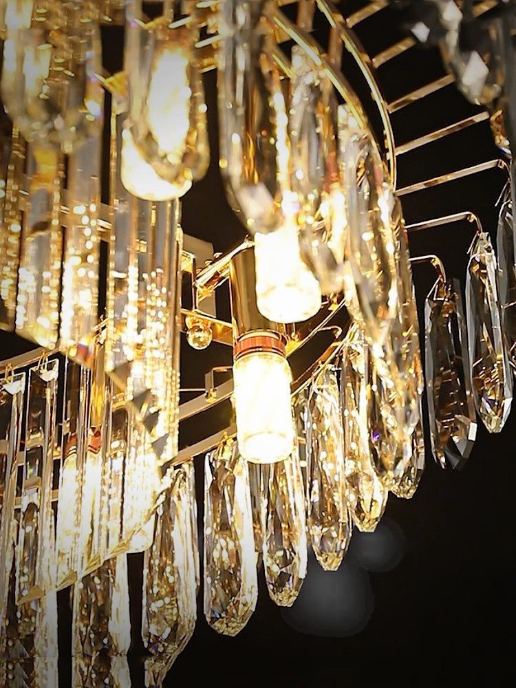 Rosalind Modern Crystal Chandelier-MEET LIGHTING