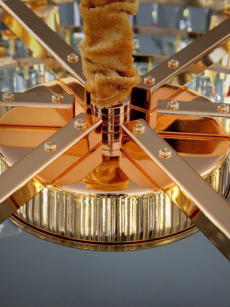 Rosalind Modern Crystal Chandelier-MEET LIGHTING