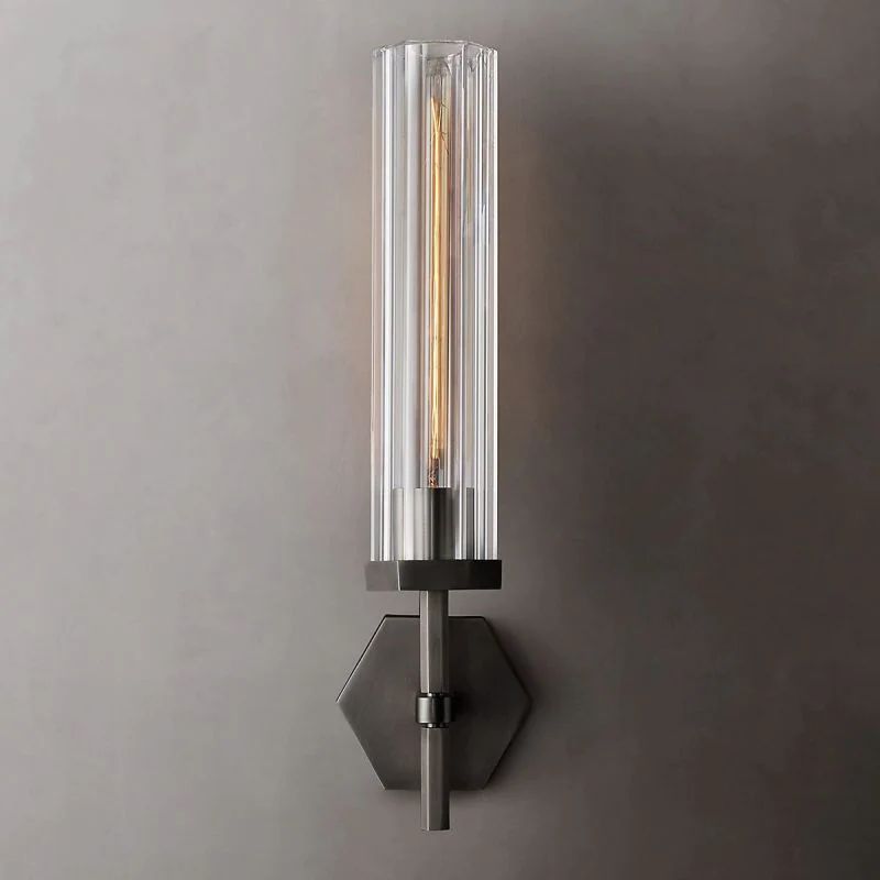 Roval Hexagonal Grand Wall Sconce-Meet Lighting