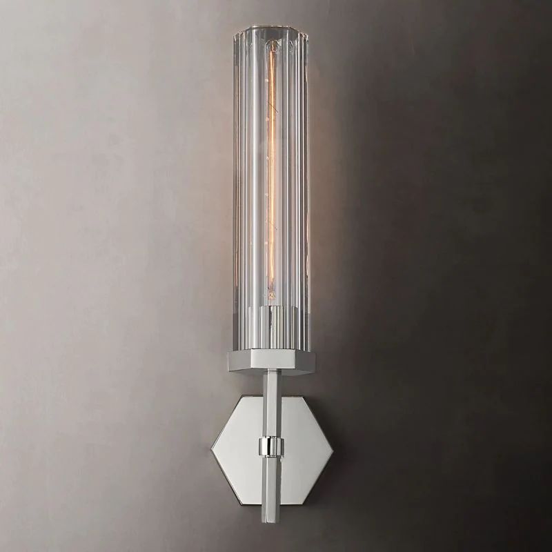 Roval Hexagonal Grand Wall Sconce-Meet Lighting