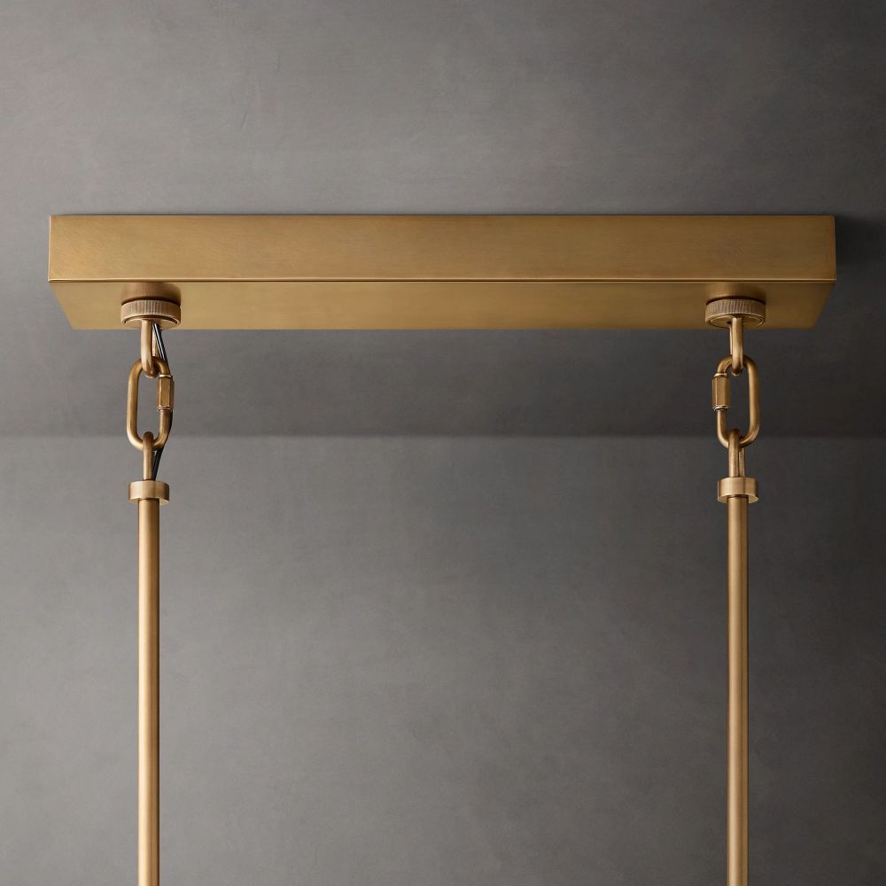 Samurai Rectangle Chandelier-MEET LIGHTING