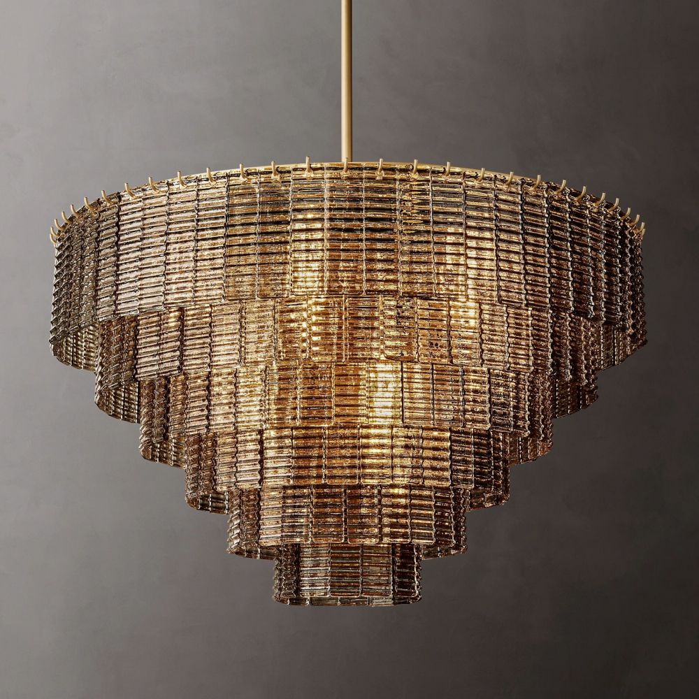 Samurai Round Chandelier-MEET LIGHTING