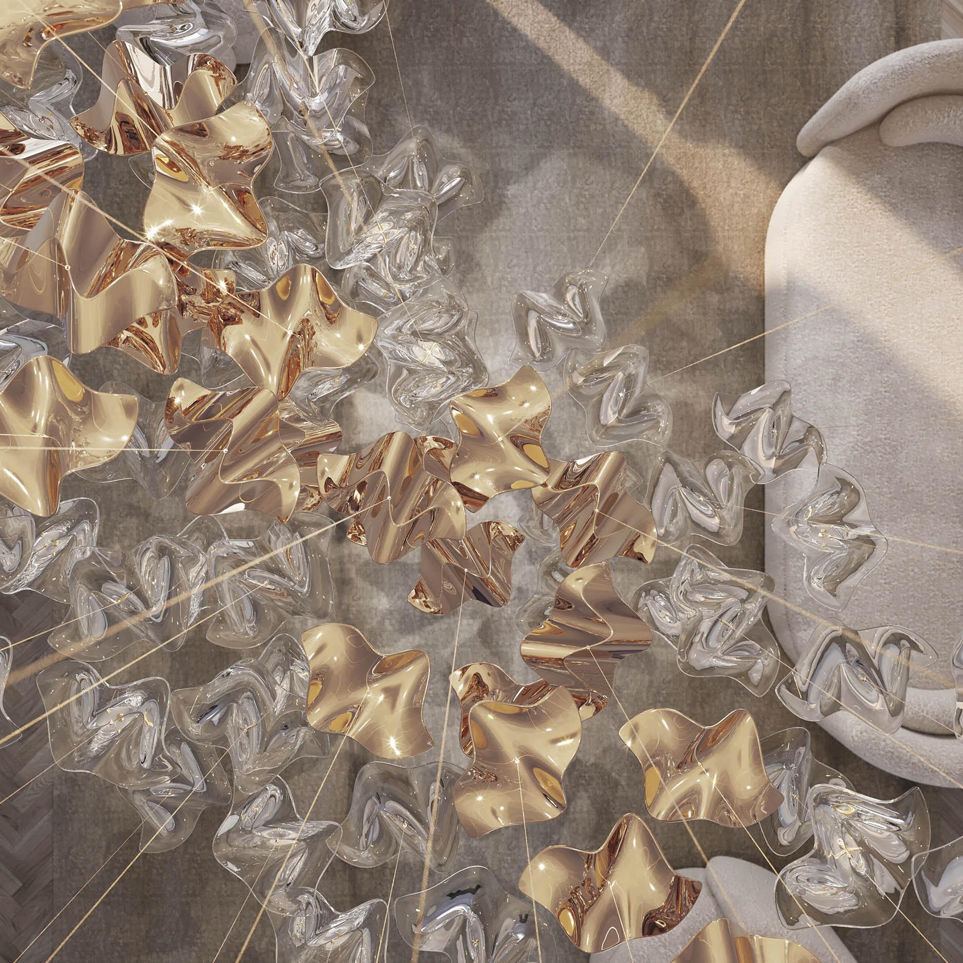 Sand Sea Chandelier-MEET LIGHTING