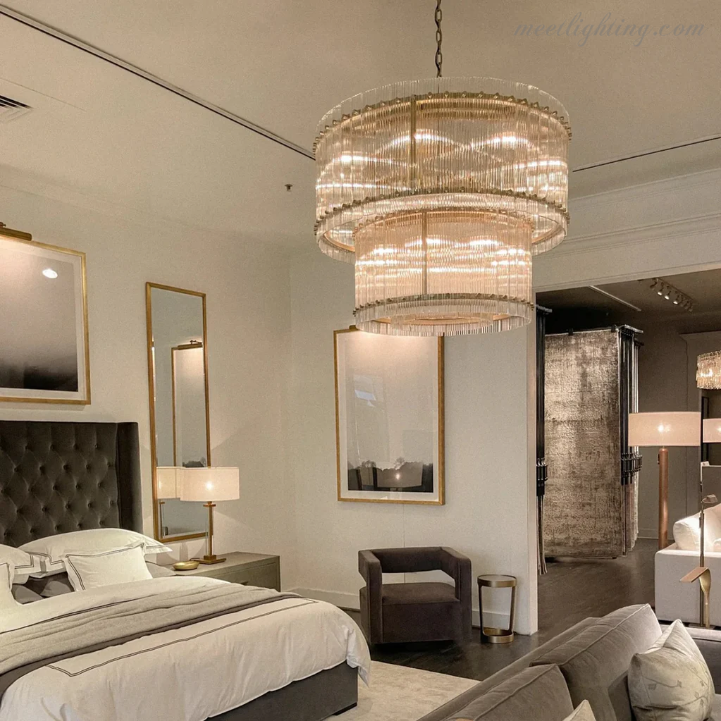 San Marco 2-tier Luxury Round Chandelier 22"-MEET LIGHTING