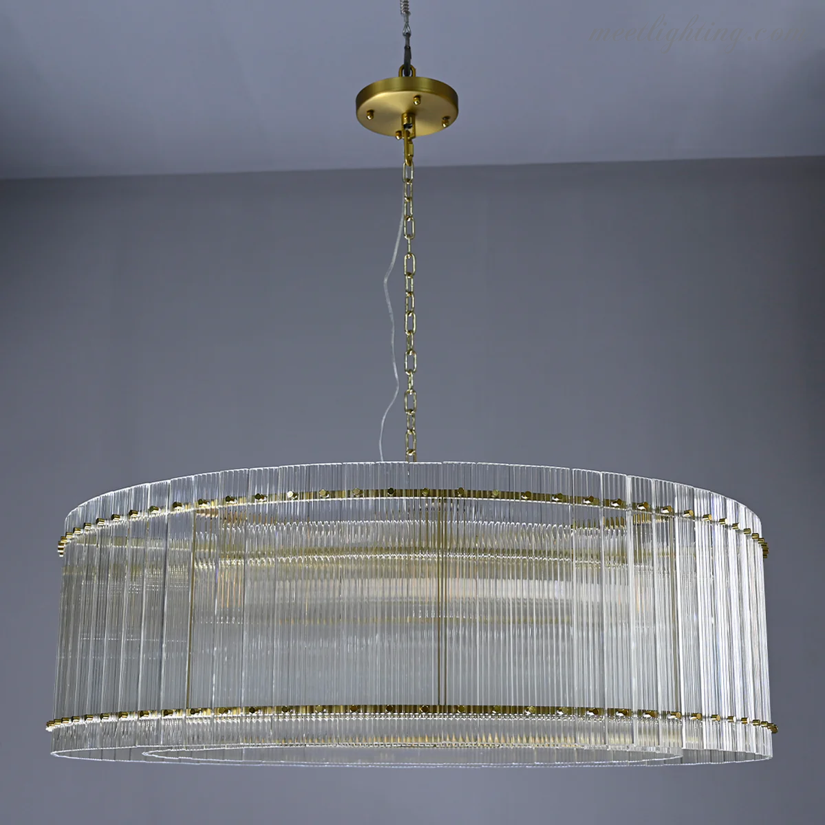 San Marco Round Crystal Chandelier 60" 48" 37" 22"-MEET LIGHTING