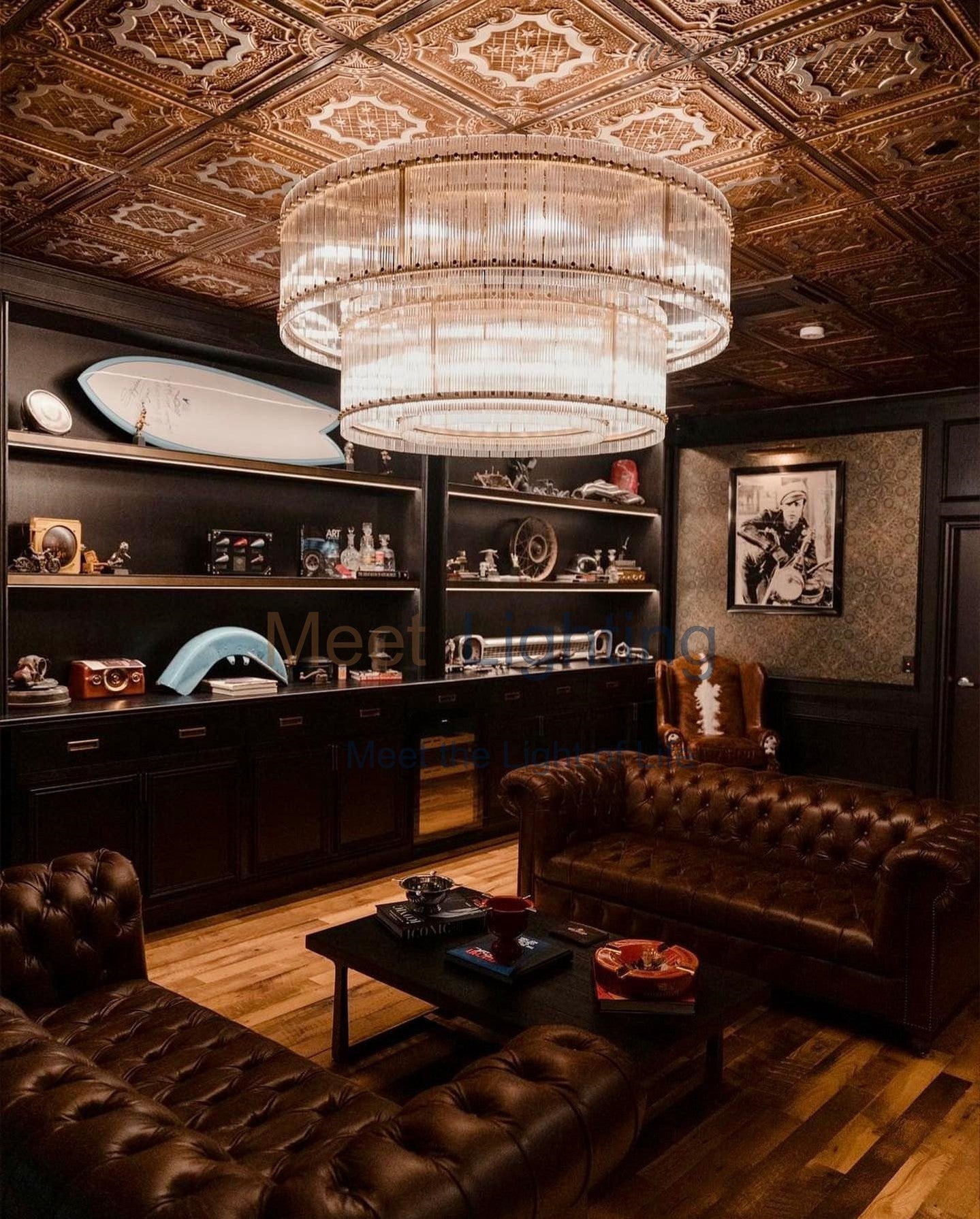 San Marco Round Crystal Chandelier 60" 48" 37" 22"-MEET LIGHTING