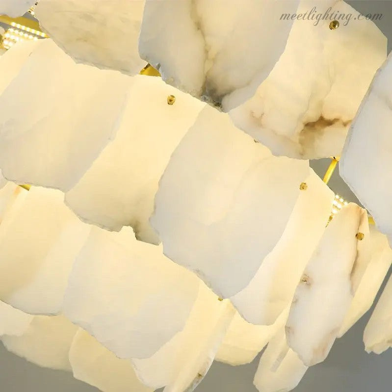 Spain Alabaster Modern Living Room Chandeliers-MEET LIGHTING