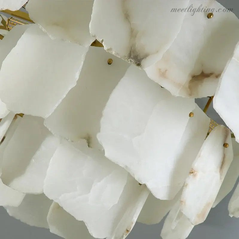 Spain Alabaster Modern Living Room Chandeliers-MEET LIGHTING