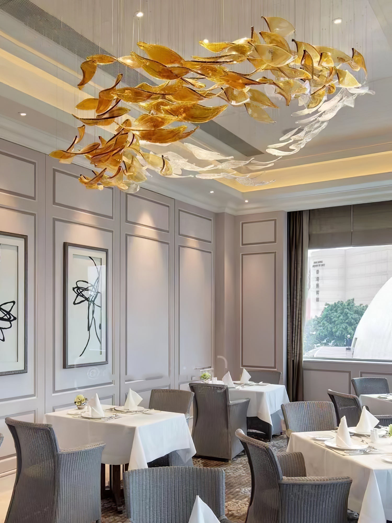 Swaying Leaves Chandelier-MEET LIGHTING