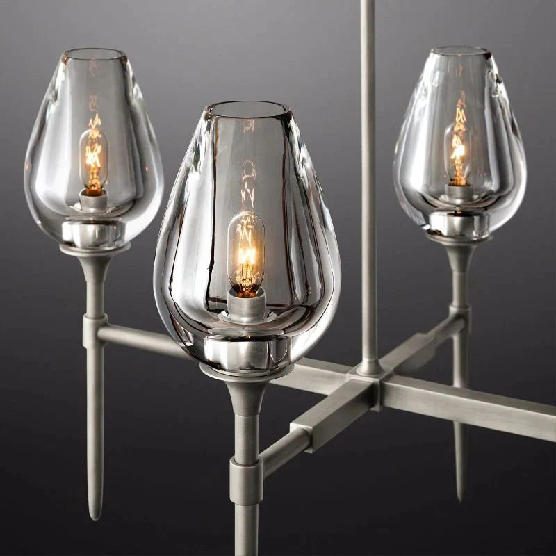 Tulip Linear Chandelier 65"-MEET LIGHTING