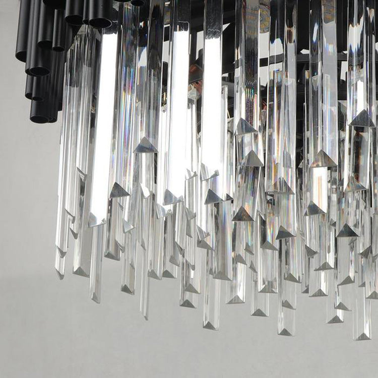 Viol Crystal Round Chandelier-MEET LIGHTING