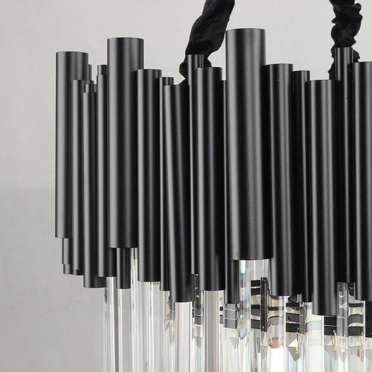 Viol Crystal Round Chandelier-MEET LIGHTING