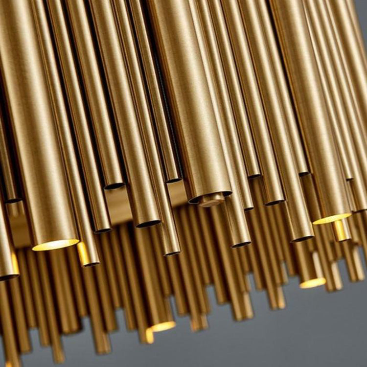 Viol Rectangle Chandelier for Dining Room-MEET LIGHTING