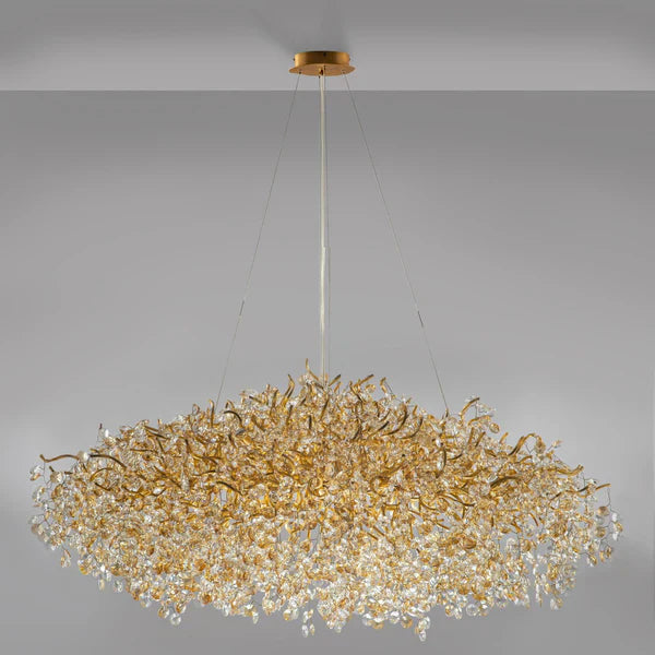 New Modern Light Luxury Branch Crystal Chandelier for Dining /Living Room-MEET LIGHTING