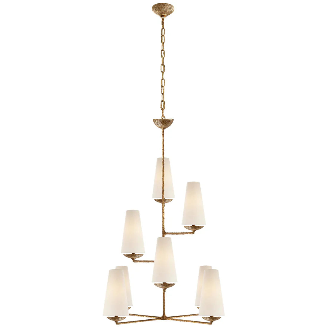 Vertical Chandelier/Wall Light in Bronze/Black/White Finish Color-MEET LIGHTING