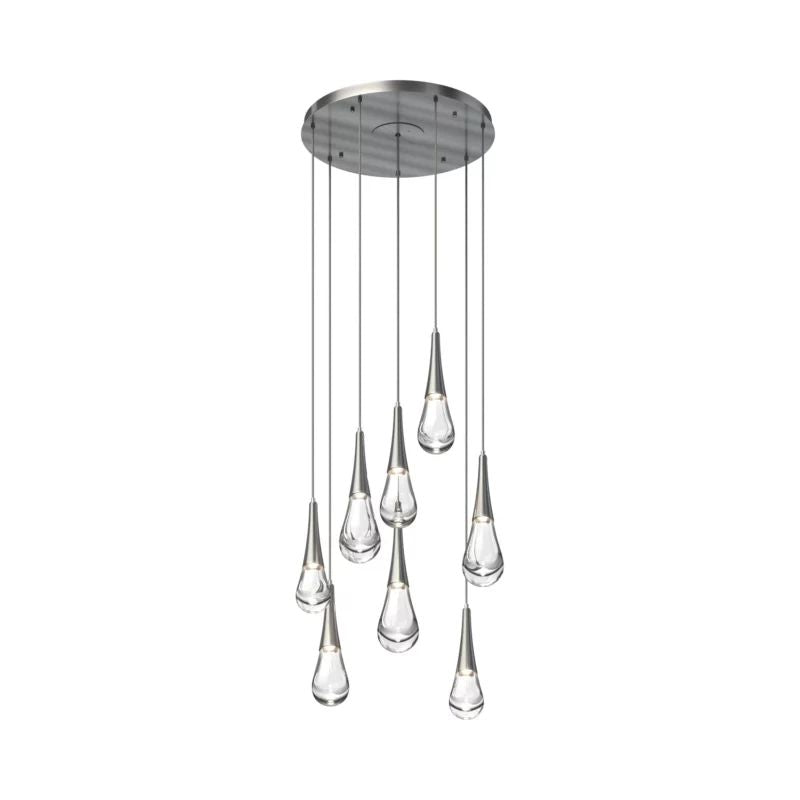 Water Drop Round LED Chandelier-MEET LIGHTING