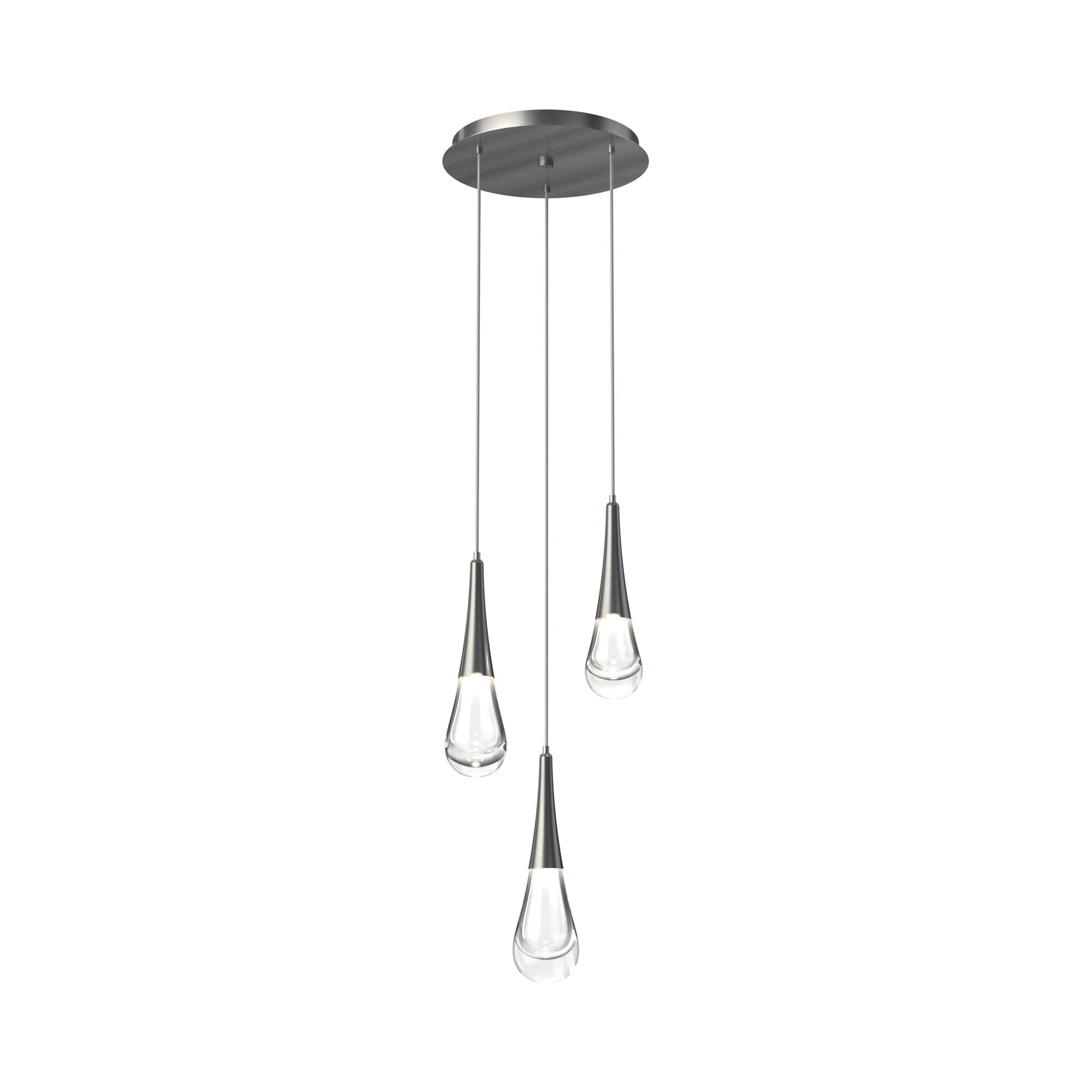 Water Drop Round LED Chandelier-MEET LIGHTING