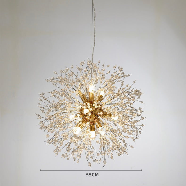 Dandelion Chandelier Sputnik Sphere In Firework Shape Modern Ceiling Light-MEET LIGHTING