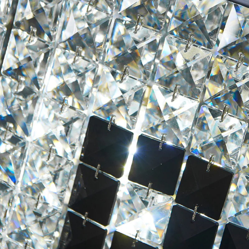 Fendi Modern Oval Crystal Chandelier-MEET LIGHTING