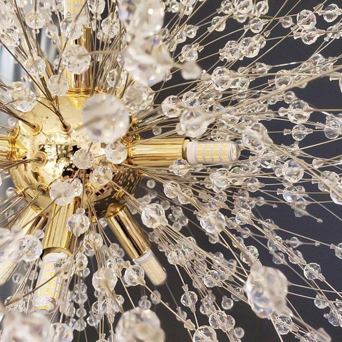 Dandelion Chandelier Sputnik Sphere In Firework Shape Modern Ceiling Light-MEET LIGHTING