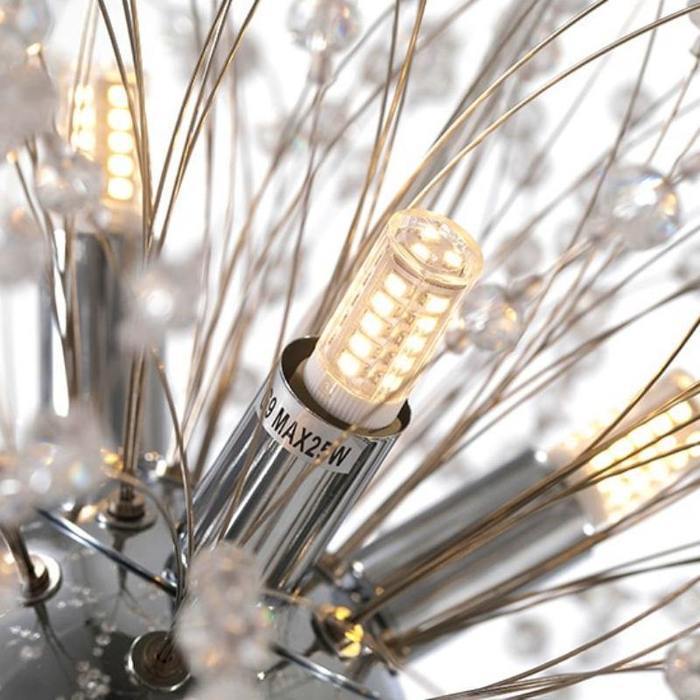 Dandelion Chandelier Sputnik Sphere In Firework Shape Modern Ceiling Light-MEET LIGHTING