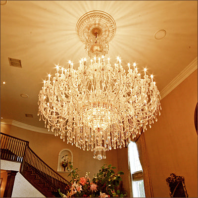 Extra Large Classic Traditional Crystal Chandelier 60/72/90 Lights for Hotel, Showroom, Foyer,Wedding Hall,Coffee Shop-MEET LIGHTING